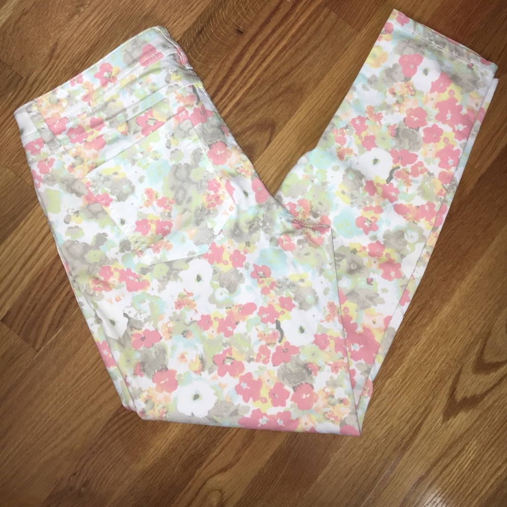 Elle flower print jeans